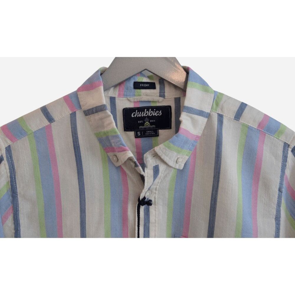 Chubbies Mens Sport Performance‎ Friday Shirt "The Soft Serve" S NWT - Picture 3 of 8